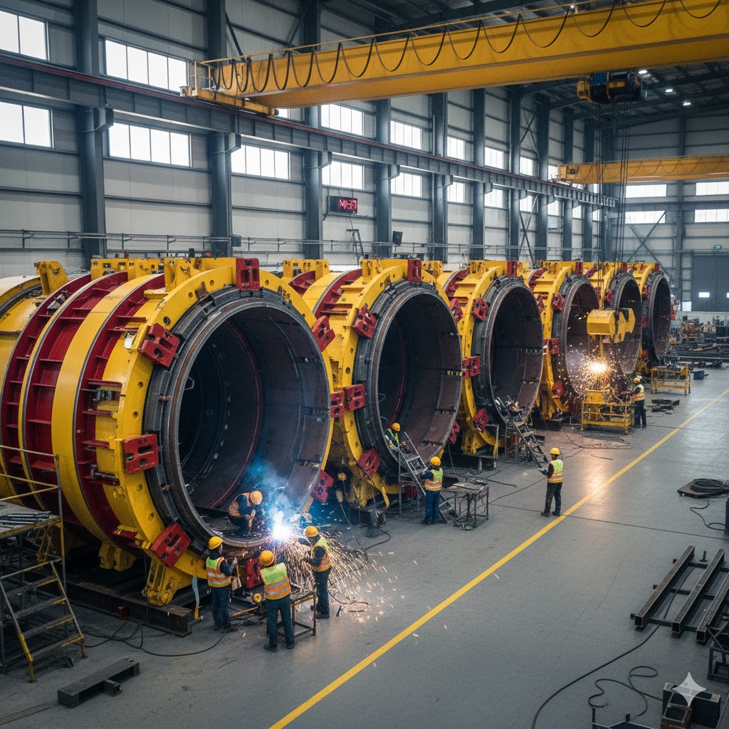 Ağır Sanayi İmalatında Yüksek Hassasiyet ve Seri Üretim